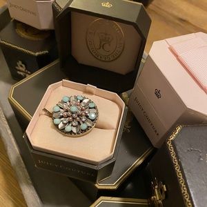 Vintage Juicy Couture pearl & Mint  Ring